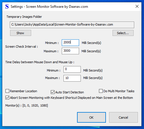 Monitor Screen Changes and Execute Macro Script